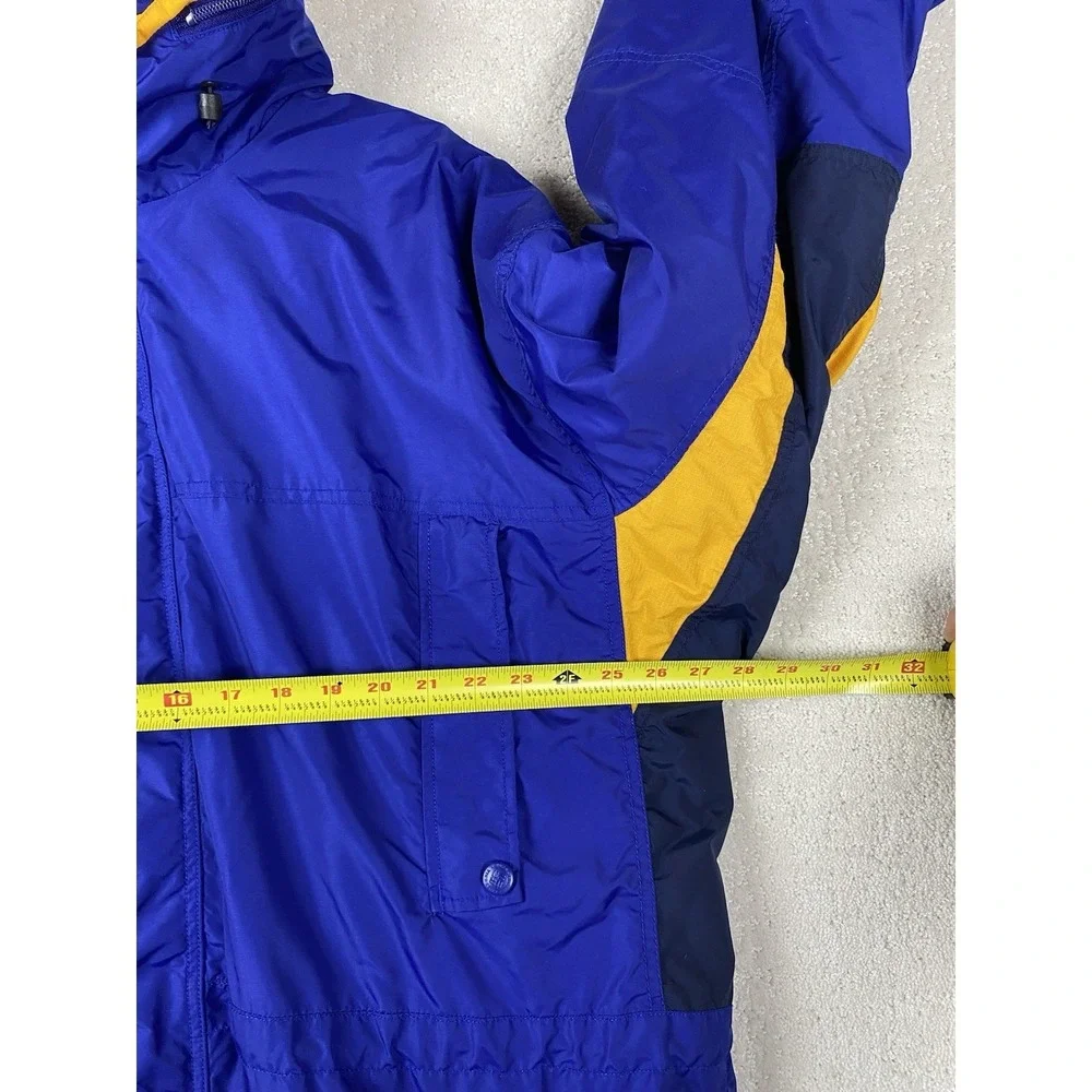 Vintage Columbia 3 in 1 Jacket Mens XL Blue Orange Fleece Interchange Hooded 90s